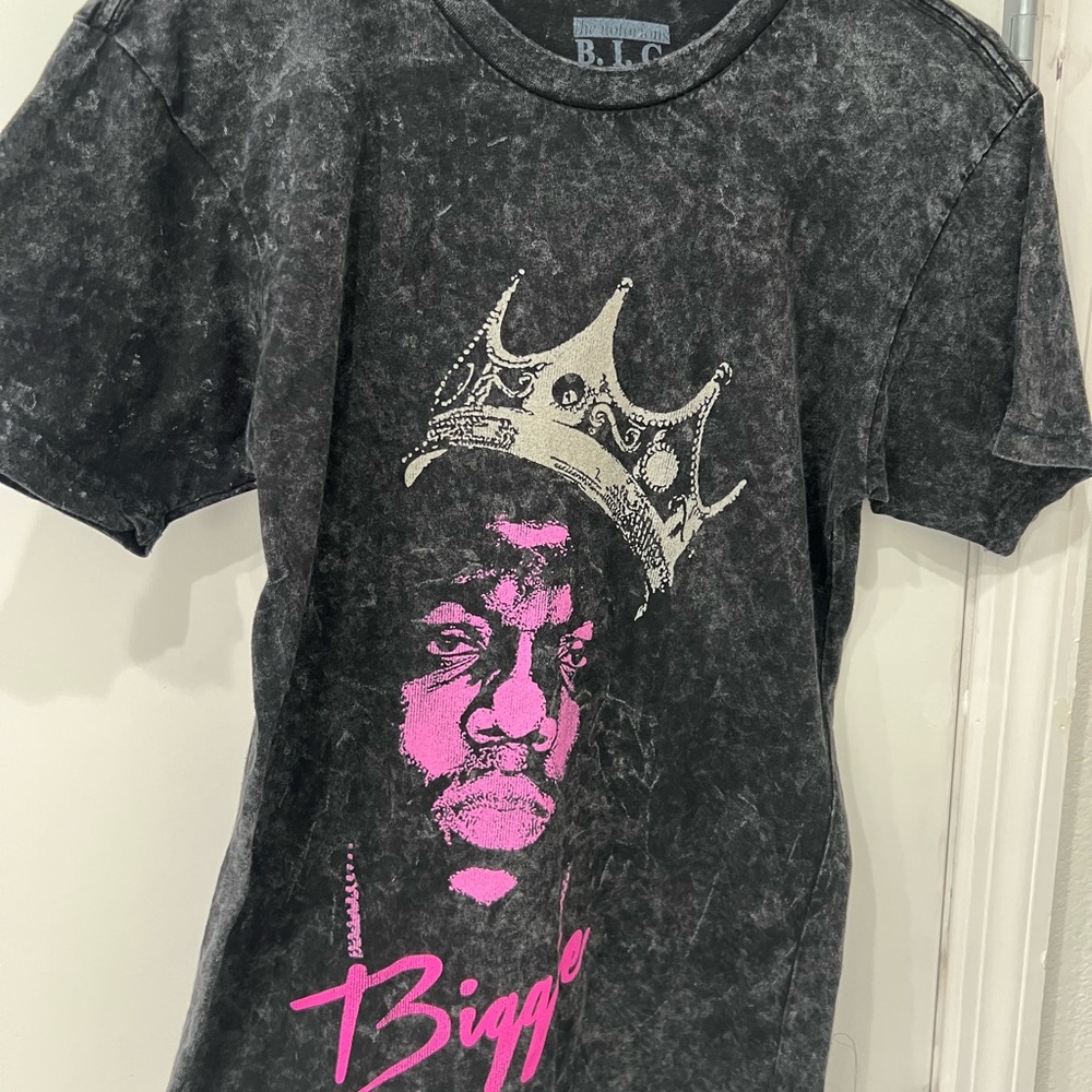 Biggie Smalls Notorious B.I.G. 1997 World Tour Graphic T-Shirt Hip Hop Rap Tee - Picture 3 of 5